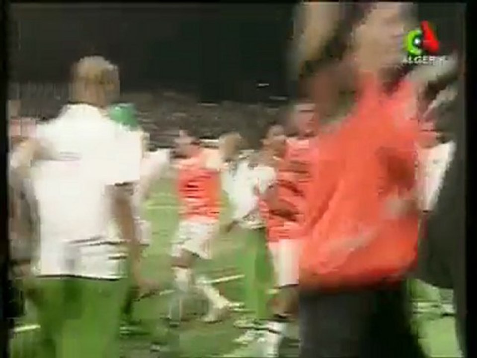 Algérie euphorie après le match contre l'Égypte