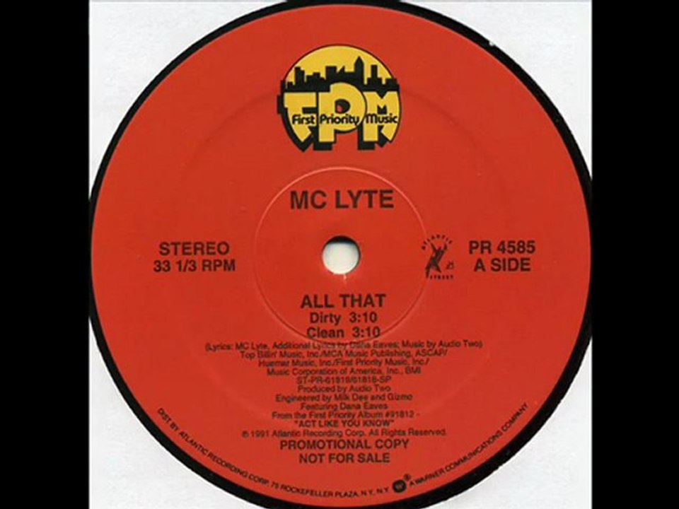 MC Lyte - Why U Wanna Get Fly (First Priority 1991)