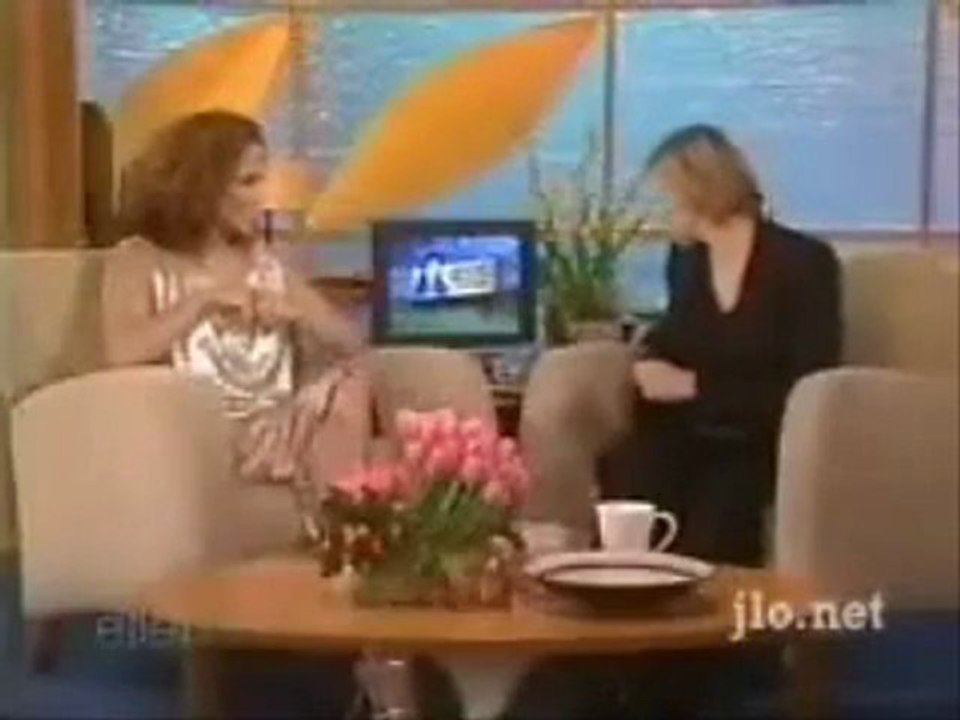 Jennifer Lopez on Ellen - Part 1 (2005)