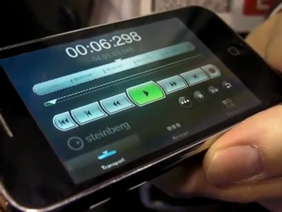 Steinberg Cubase RC pour Ipod ou Iphone