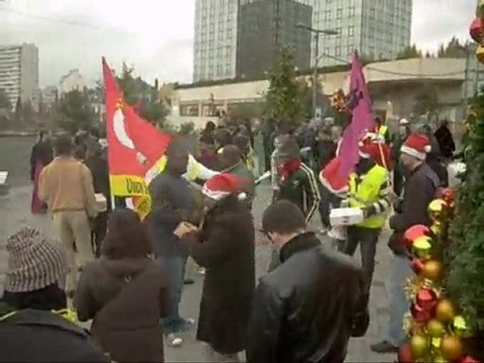 Manifestation des travailleurs sans papiers à Orléans