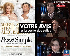"Pas si simple" : votre avis à la sortie des salles