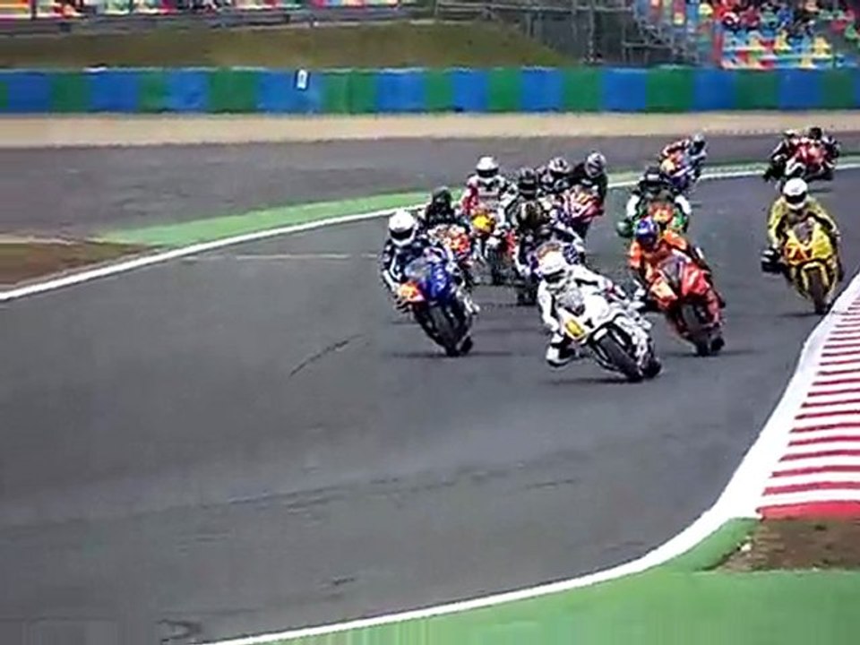 SBK video d'un départ