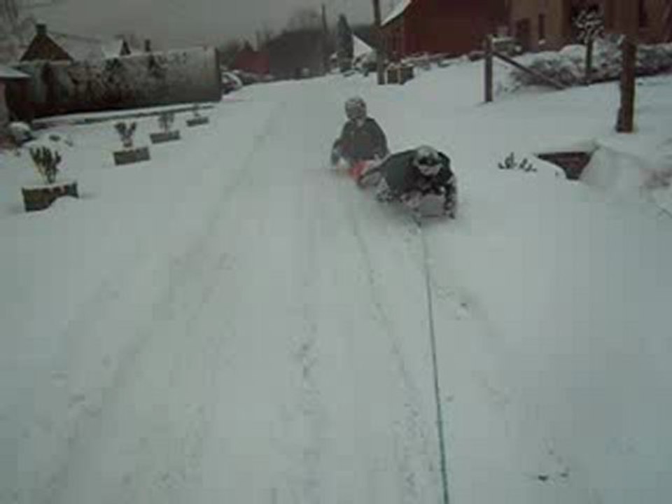 yamaha brun 350 + neige + luge :d (5)