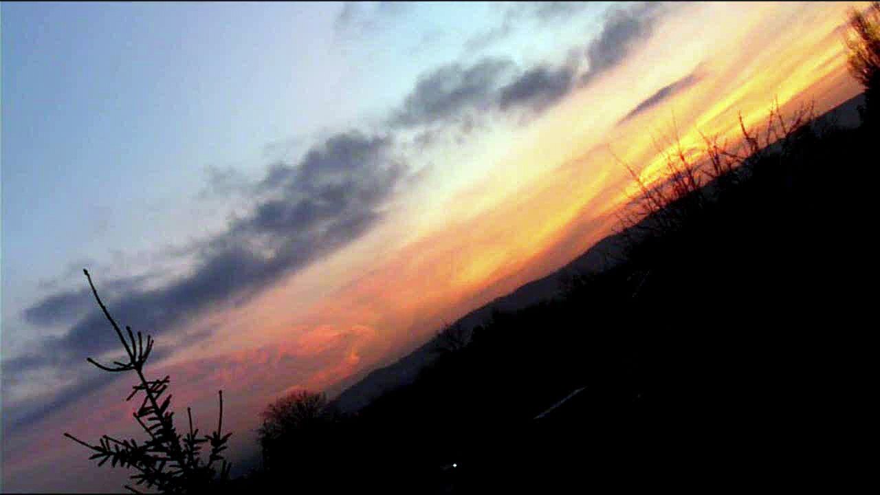 Couché du soleil le 23 décembre 2009