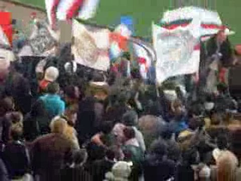 PSG-Grenoble 23/12/09 Virage Auteuil échange auteuil-authent