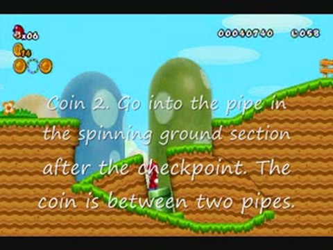 New Super Mario Bros. Wii coin locations