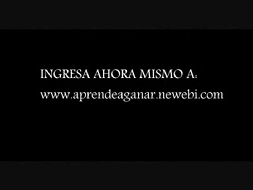 ganar por internet www.aprendeaganar.newebi.com
