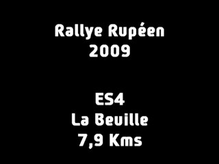 ES4 Rallye Rupéen 2009