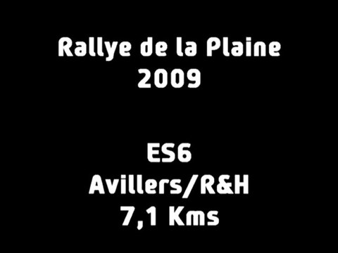 ES6 Rallye de la Plaine 2009