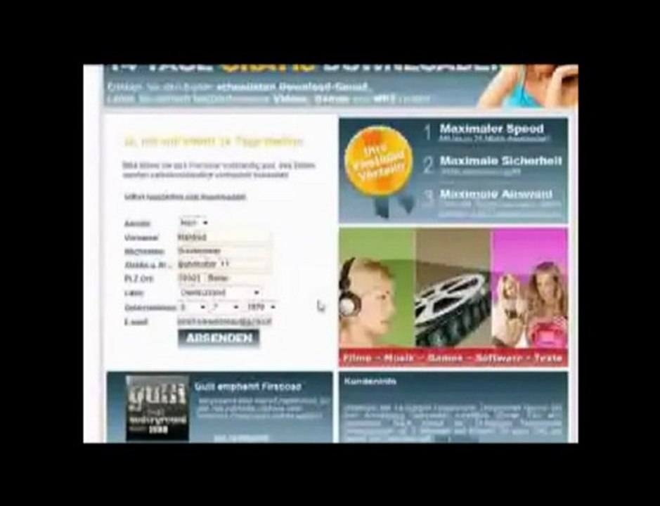 Anonym & kostenlos filme, musik & games downloaden