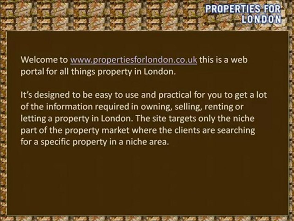Properties for London - Estate Agents, Property ...
