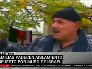 Muro israelí tiene cautivas a familias palestinas