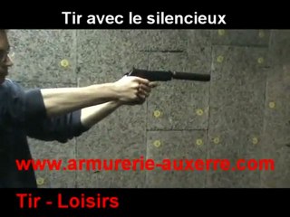 Essai Pistolet Sig Sauer Mosquito cal 22 lr avec et sans sil