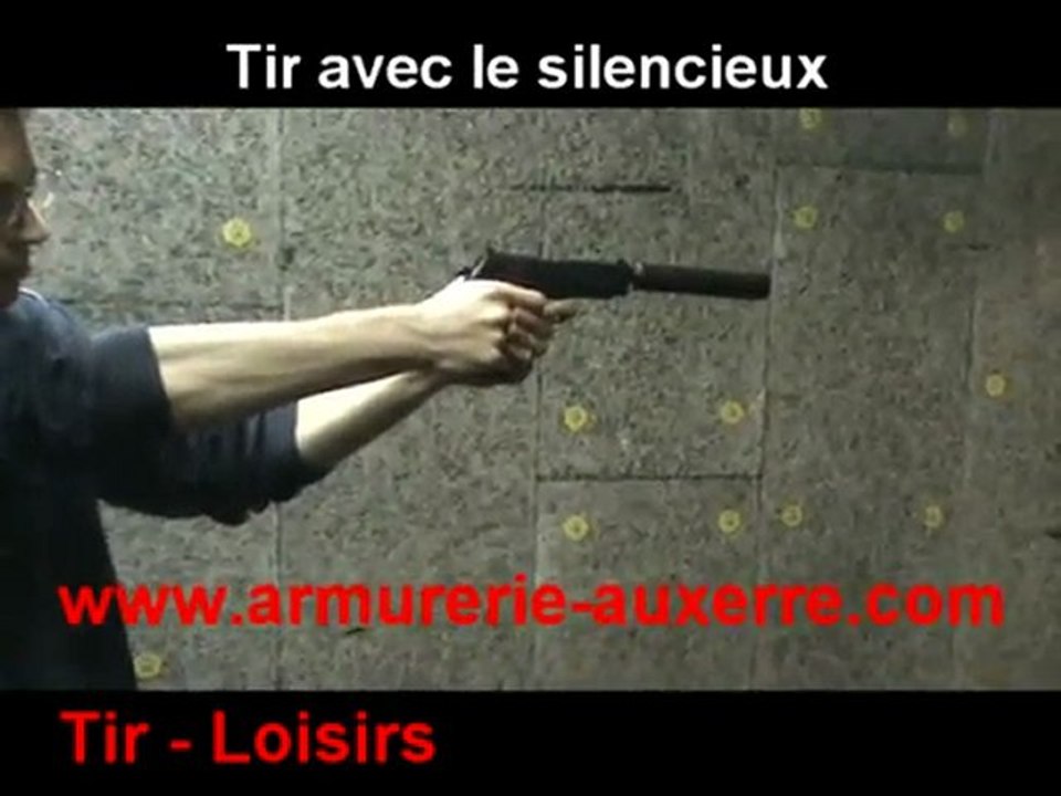 Essai Pistolet Sig Sauer Mosquito cal 22 lr avec et sans sil