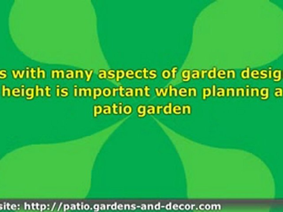 Patio Garden Design Ideas