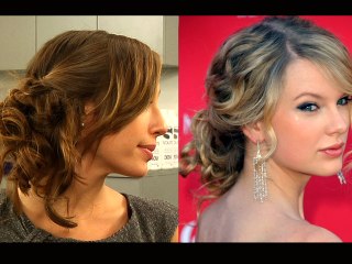 Messy updo hairstyle: How to do Taylor Swift's messy ...