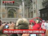 Incydent przed pasterką w Watykanie - relacja SKY TG 24