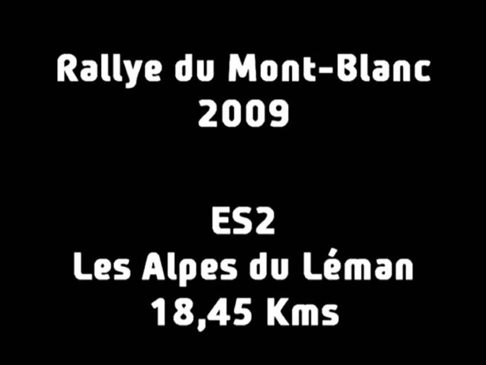 ES2 Rallye du Mont-Blanc 2009
