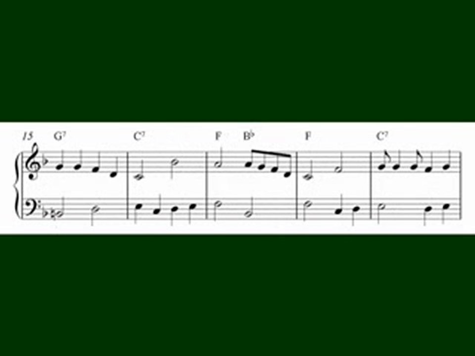 Go, Tell It To The Mountain, Christmas piano sheet music