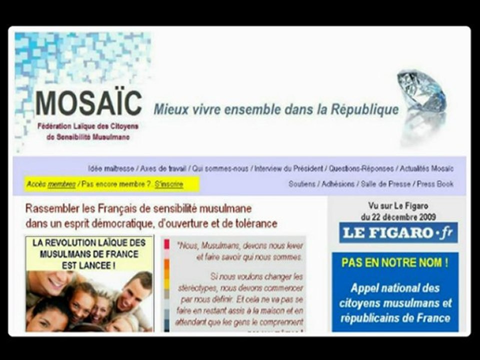 Lagarde, Woerth et la mascarade Mosaic - LLP 25 XII 2009