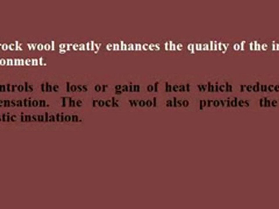 Why Rockwool Insulation Is Effective