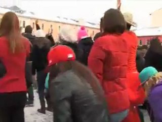 Flashmob ANNECY 19.12.2009