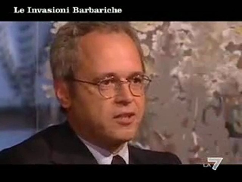 Enrico Mentana intervistato a Invasioni Barbariche