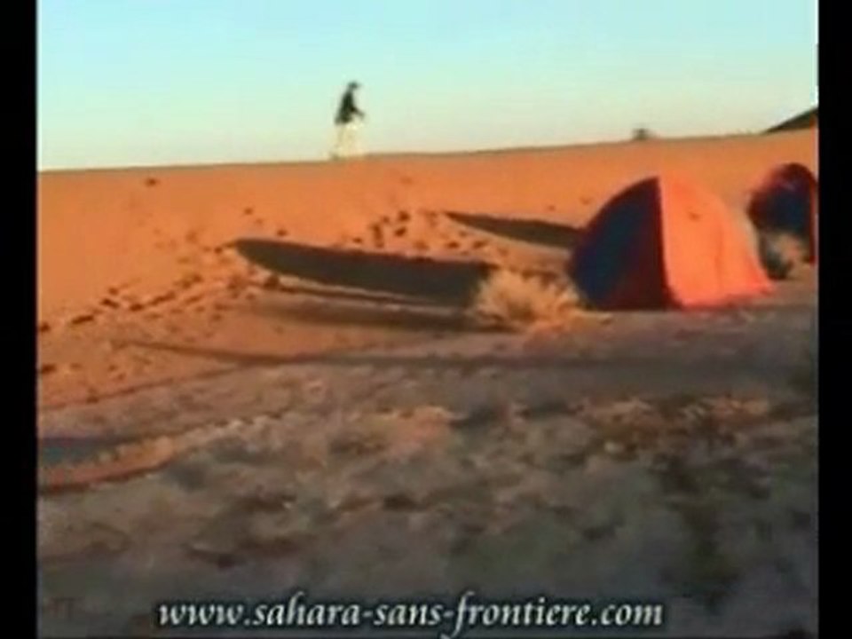 Circuit dans le désert marocain.