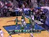 NBA Dwight Howard powers by Shelden Williams and hammers hom