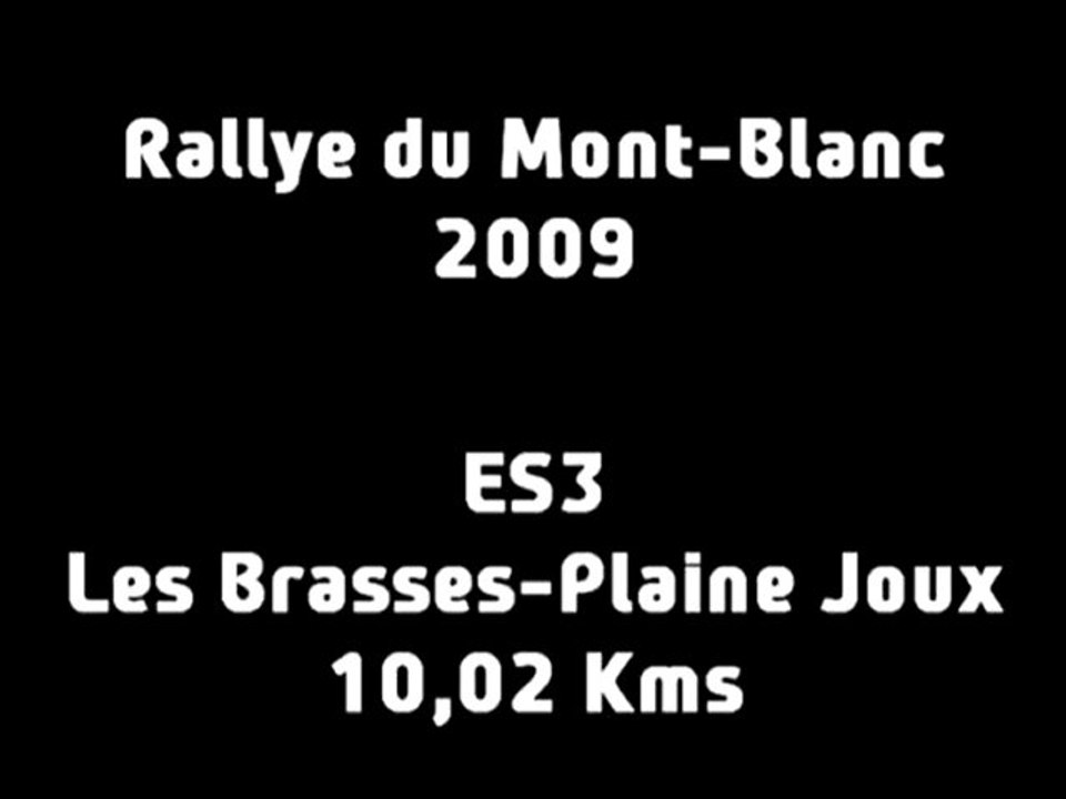 ES3 Rallye du Mont-Blanc 2009
