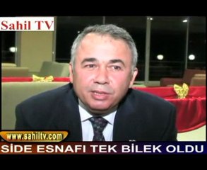 SİDE ESNAFI TEK BİLEK OLDU