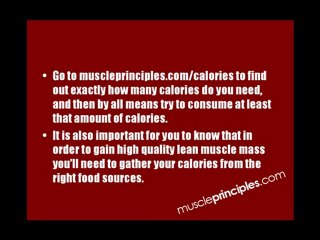 Weight Gaining Diet Basics