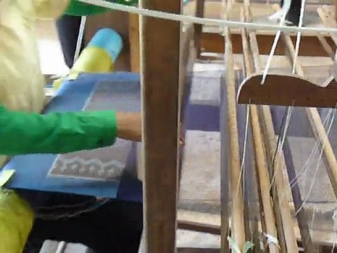 Siem Reap ferme de la soie Tissage