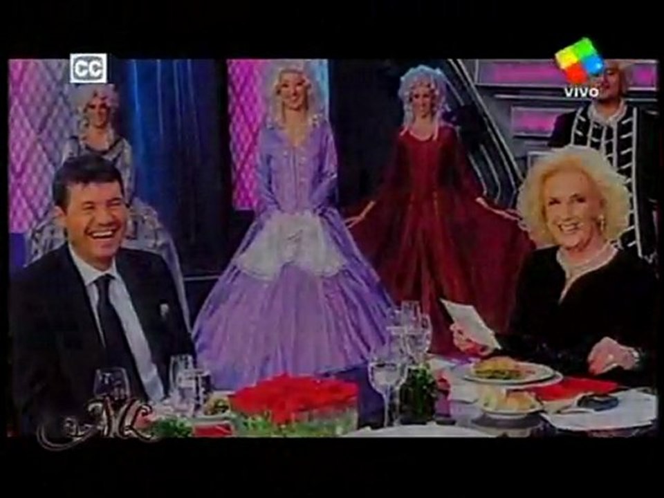 Tinelli con Mirtha