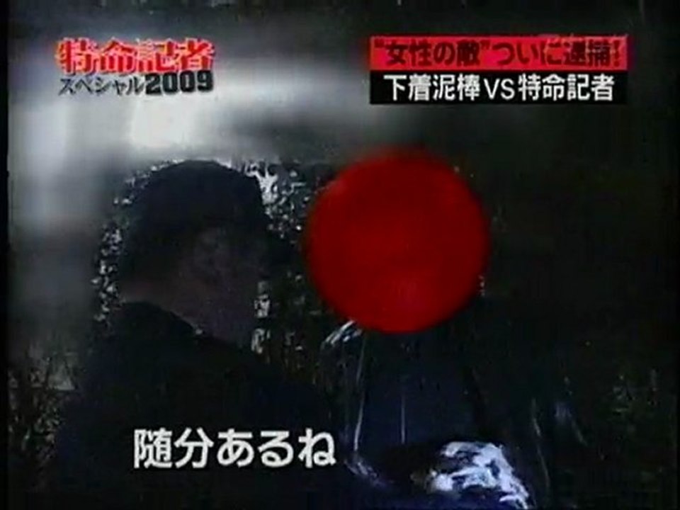 20091225 Japanese Lingerie Thief TV