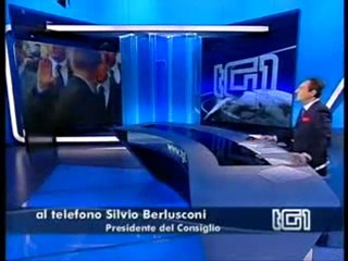 Berlusconi al TG1"Avrei Potuto Passare il Natale Sotto Terra
