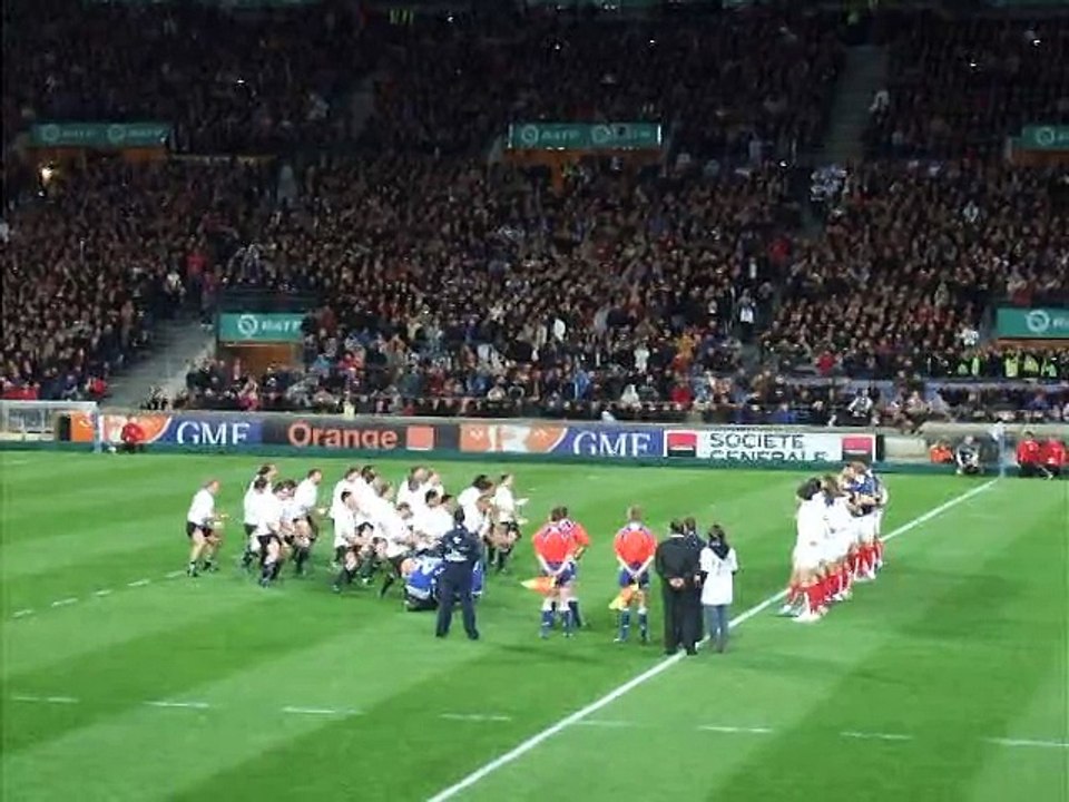 Rugby: France-Nouvelle-Zélande, Le Haka, 28/12/09, Marseille