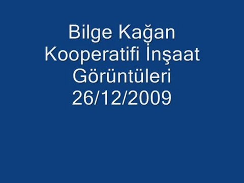 Talas Bilge Kağan Konut Yapı Kooperatifi İnşaat Görüntüleri