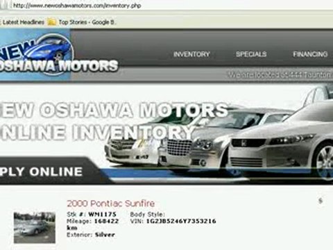 Used cars Oshawa-New Oshawa Motors we approve your car loan!