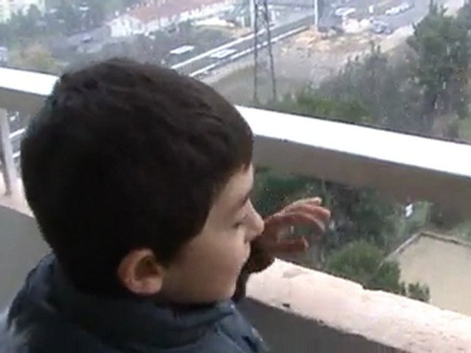 Dylan sur le balcon
