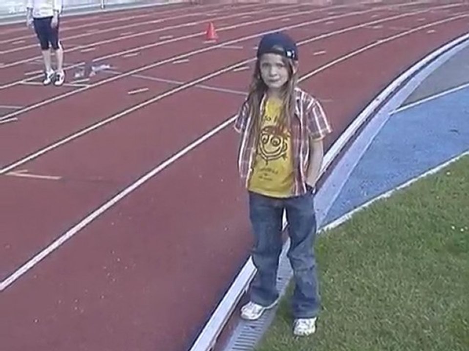 Laurence fait de l'athlé