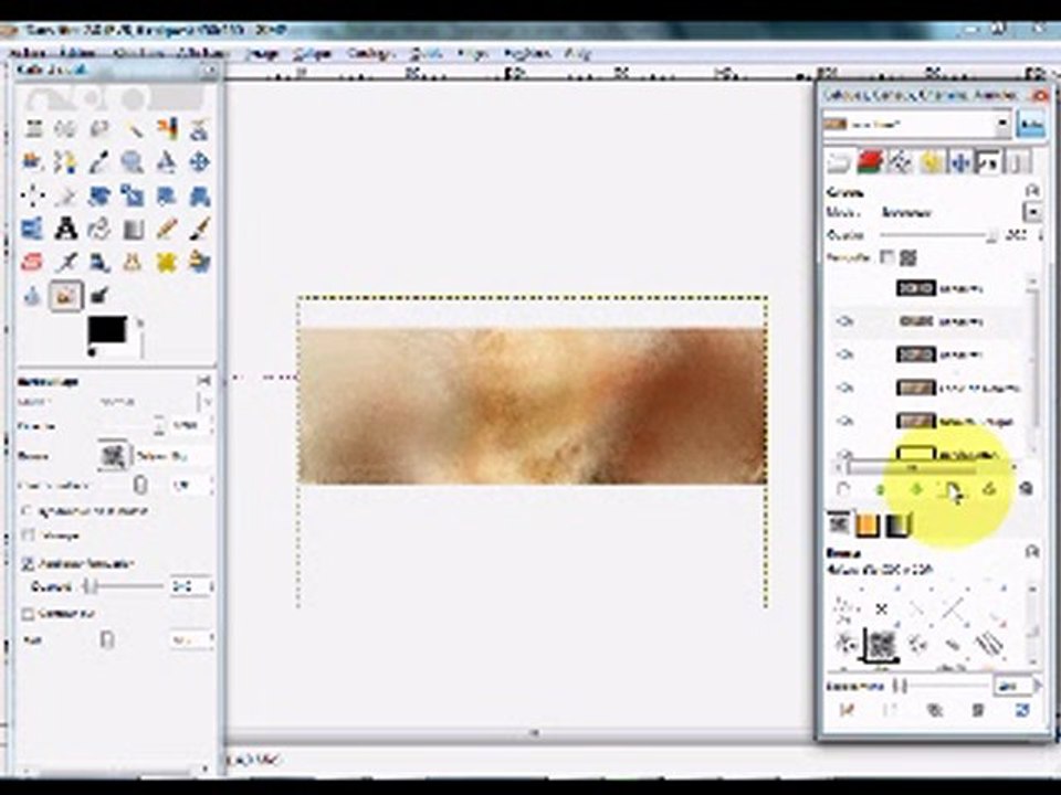Tutoriel GIMP signature smudge