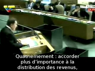 Chavez discours à l'Onu en 2009 Sous-titré fr 3/3