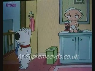 Family Guy Brian Catches Stewie Shaving His Bum