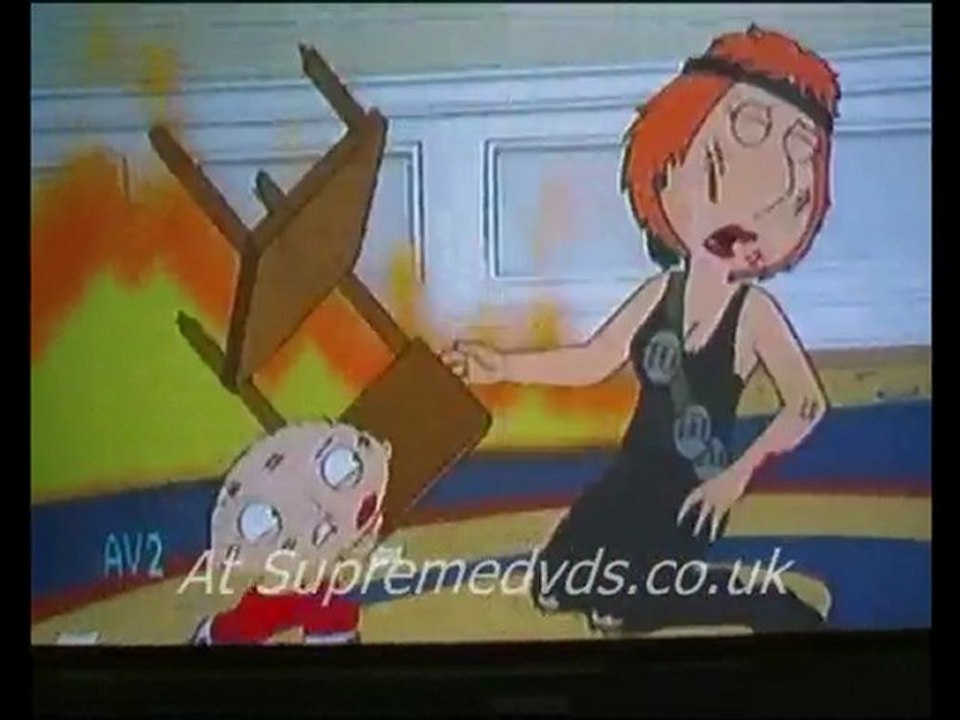 Family Guy Stewie Lois Bug Gun Fight