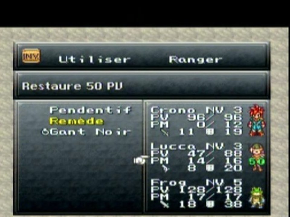 (SIX-K) CHRONO TRIGGER sur SNES