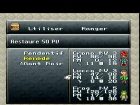 (SIX-K) CHRONO TRIGGER sur SNES