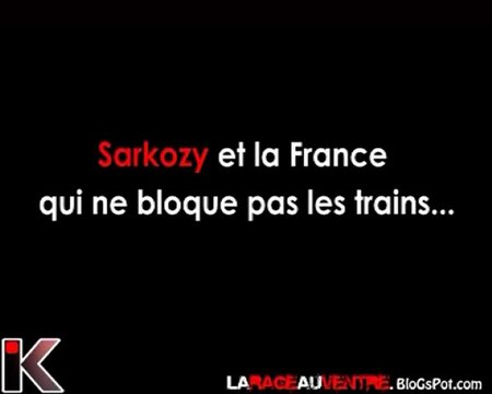 SARKOZY et la FRANCE qui ne bloque pas les trains (2006)