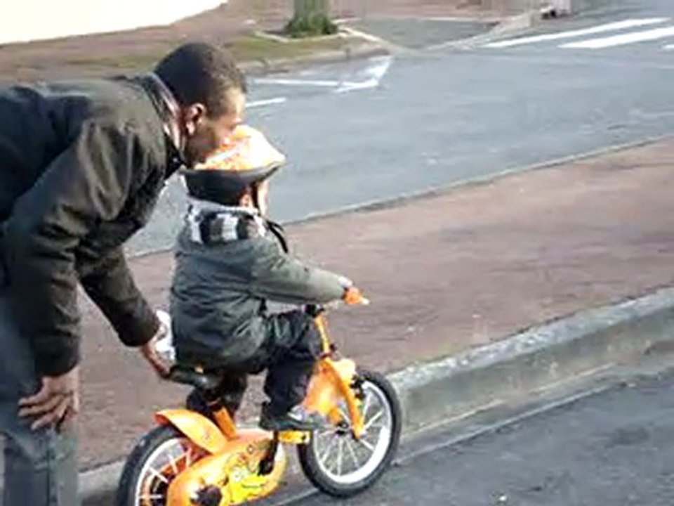 Noel 2009 velo pour la 1ere fois